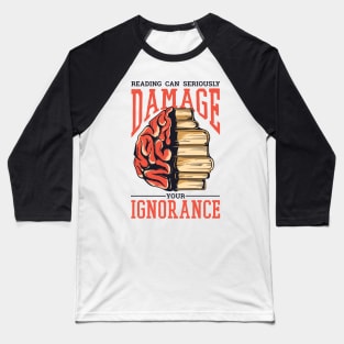 Reading books Baseball T-Shirt